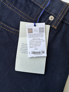 Burberry Women's Indigo Blue Jeans Size  27 Euro Made in Italy 8080778 NWT $1090
