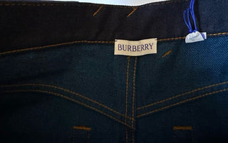 Burberry Women's Indigo Blue Jeans Size  27 Euro Made in Italy 8080778 NWT $1090
