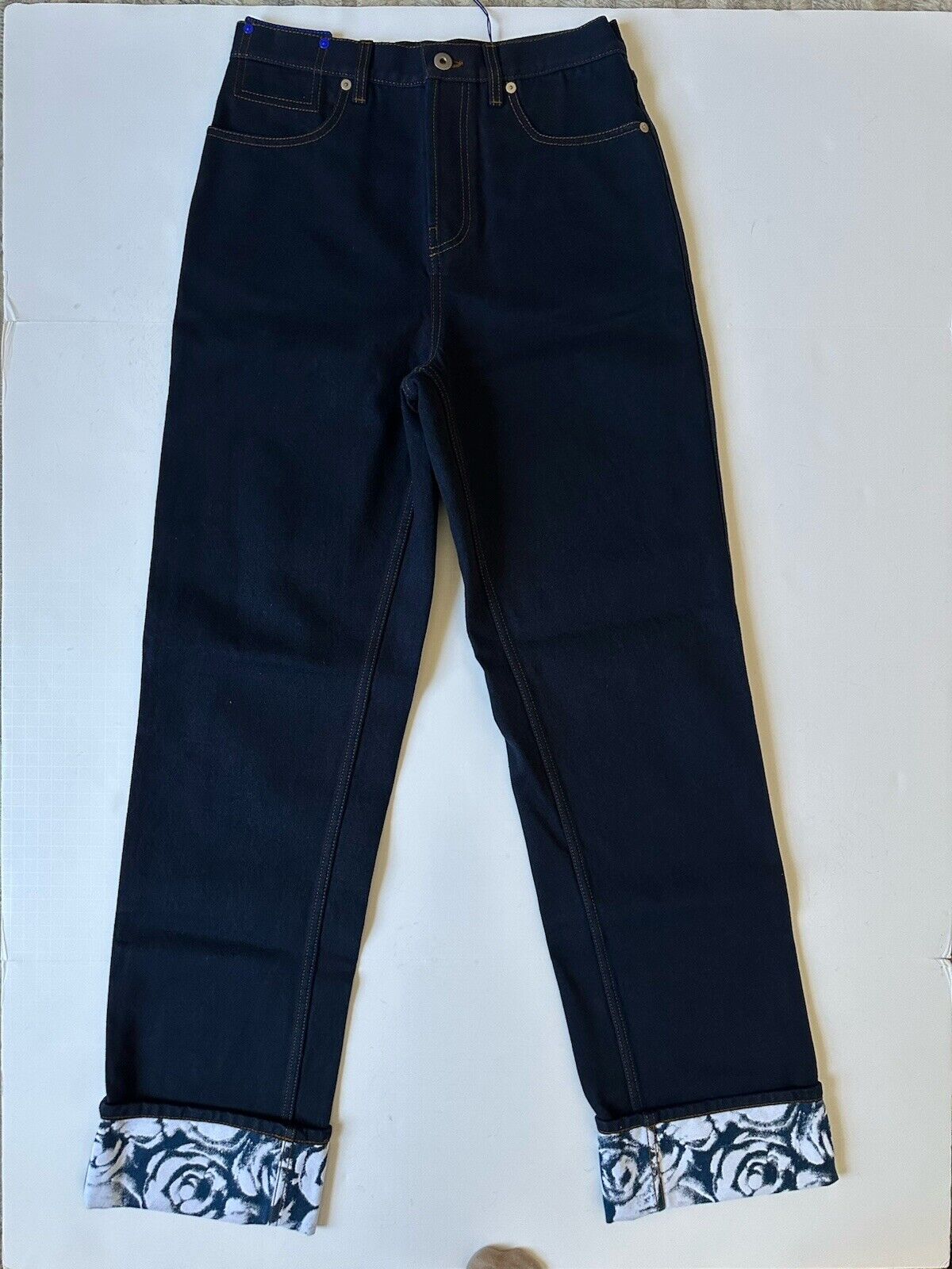 Burberry Women's Indigo Blue Jeans Size  28 Euro Made in Italy 8080778 NWT $1090