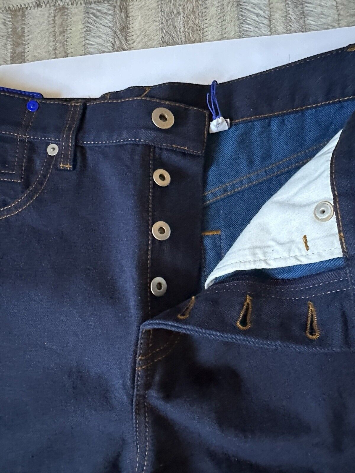 Burberry Women's Indigo Blue Jeans Size  28 Euro Made in Italy 8080778 NWT $1090