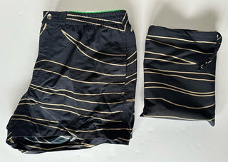 Bottega Veneta Men's Boxer Shorts Navy/Black/Sesame XL 729185 IT NWT $700