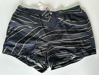 Bottega Veneta Men's Boxer Shorts Navy/Black/Sesame XL 729185 IT NWT $700