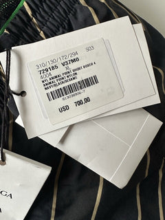 Bottega Veneta Men's Boxer Shorts Navy/Black/Sesame XL 729185 IT NWT $700
