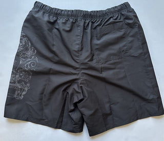 Versace Logo Men's Black Swim Shorts Size 5 (32") IT 1001598 Italy NWT
