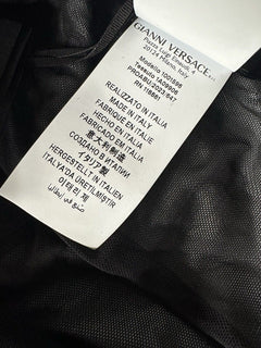Versace Logo Men's Black Swim Shorts Size 5 (32") IT 1001598 Italy NWT