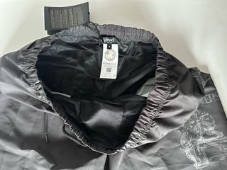 Versace Logo Men's Black Swim Shorts Size 5 (32") IT 1001598 Italy NWT