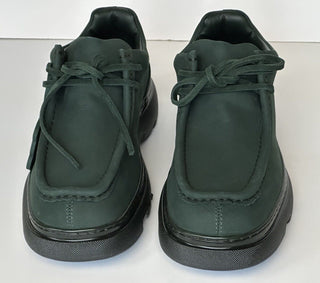 Burberry Green Leather Creeper Lace-up Boots 12.5 US (45.5) 8075390 IT NIB $1090