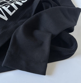 Versace Medusa Black Cotton Crop Sweatshirt 10 US (46 Euro) 1008413 $700