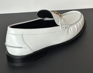 VERSACE Men's Medusa White Leather Loafers 9.5 US (42.5 Eu) 1013592 IT NIB $775