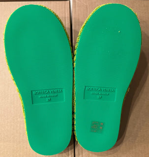 Bottega Veneta Women’s Intrecciato Resort Sponge Slipper Green 7 US (37) 659139