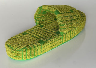 Bottega Veneta Women’s Intrecciato Resort Sponge Slipper Green 10 US (40) 659139