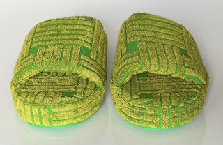 Bottega Veneta Women’s Intrecciato Resort Sponge Slipper Green 10 US (40) 659139