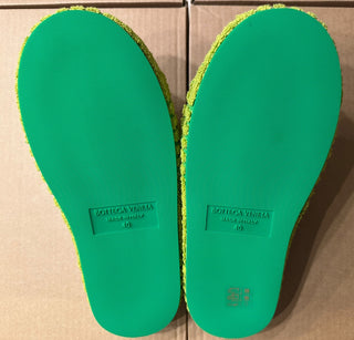 Bottega Veneta Women’s Intrecciato Resort Sponge Slipper Green 10 US (40) 659139