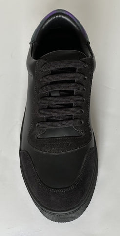 Burberry Leather Sneakers Black/IP Check 17 US (50 Euro) 8075375 IT NIB $690