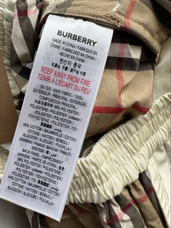 Burberry Baby Pale Cream IP Check Shorts 12M 8065698 NWT $230