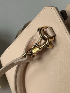 Burberry Banvell Mini Leather Cross Body Bag Pale Cameo 8084487 NWT $1790