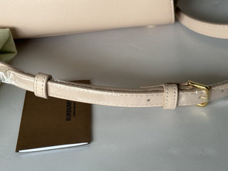 Burberry Banvell Mini Leather Cross Body Bag Pale Cameo 8084487 NWT $1790