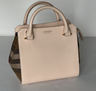 Burberry Banvell Mini Leather Cross Body Bag Pale Cameo 8084487 NWT $1790