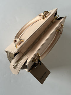 Burberry Banvell Mini Leather Cross Body Bag Pale Cameo 8084487 NWT $1790