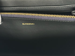 Burberry Zip Around Wallet Dark Canvas Blue 80845161 NWT $630