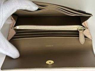 Burberry Halton MX Check Pale Cameo Wallet 80845321 NWT $680