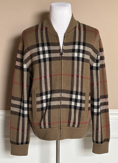 Burberry Morland Taupe Vintage Check Men’s Wool Jacket 8091164 Large NWT $1250