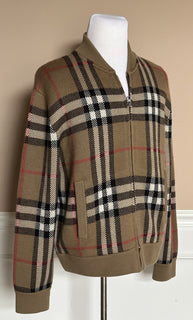 Burberry Morland Taupe Vintage Check Men’s Wool Jacket 8091164 Large NWT $1250