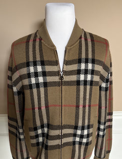 Burberry Morland Taupe Vintage Check Men’s Wool Jacket 8091164 Large NWT $1250