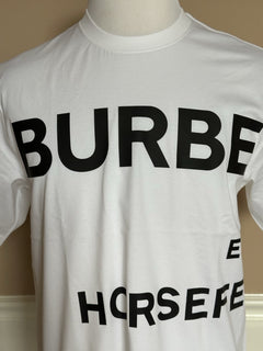 Burberry Horseferry Print Men’s White T-shirt S (Fits M-L) 8084332 NWT $500