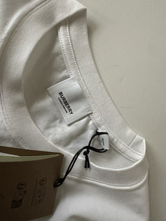 Burberry Horseferry Print Men’s White T-shirt S (Fits M-L) 8084332 NWT $500