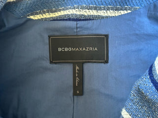 BCBG MAXAZRIA Women’s Blue/White Jacket Size S