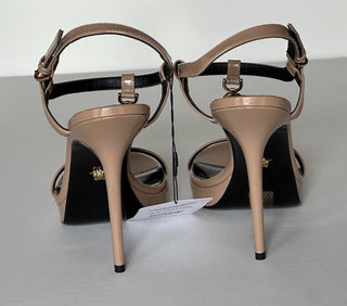 Versace Leather Pump Shoes Sandals Blush 10 US (40 Euro) 1013713 Italy NIB $995