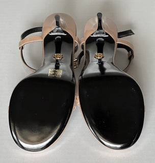 Versace Leather Pump Shoes Sandals Blush 10 US (40 Euro) 1013713 Italy NIB $995