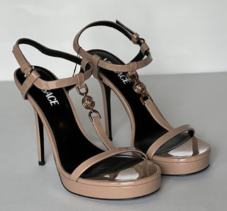 Versace Leather Pump Shoes Sandals Blush 10 US (40 Euro) 1013713 Italy NIB $995