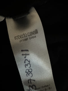 Roberto Cavalli Crewneck Women’s Black Sweater XS Made in Italy