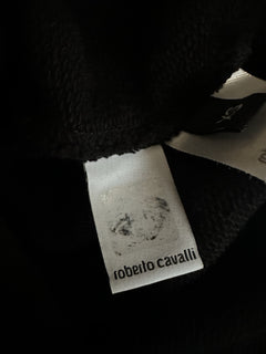 Roberto Cavalli Crewneck Women’s Black Sweater XS Made in Italy