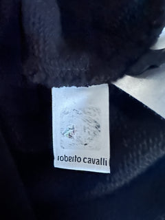 Roberto Cavalli Crewneck Women’s Black Sweater XS Made in Italy