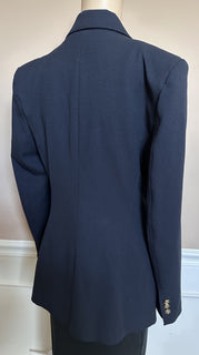 ZARA Women’s Blue Cotton Blazer Jacket Size M NWT