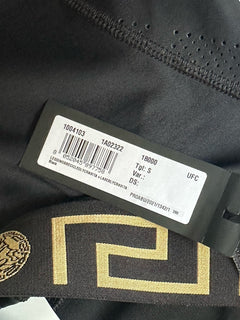 Versace Greca Border Gym Leggings Pants Black Small 1004103 NWT $920