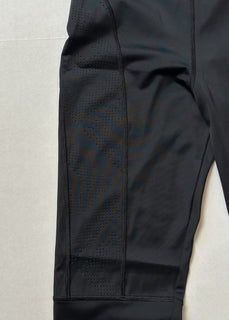 Versace Greca Border Gym Leggings Pants Black Small 1004103 NWT $920