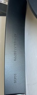 Versace Gold Buckle Black Calf Leather Belt 90 (36) Italy 1011124 NWT