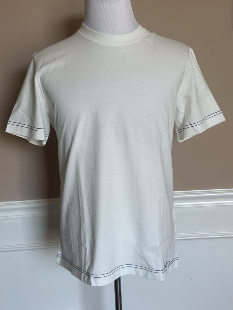 Burberry Men's White Cotton T-shirt Large 8090542 Portugal NWT $510