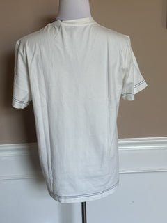 Burberry Men's White Cotton T-shirt Large 8090542 Portugal NWT $510
