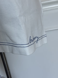 Burberry Men's White Cotton T-shirt Large 8090542 Portugal NWT $510