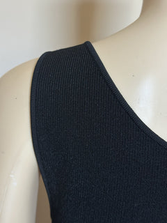 Versace Women’s Knit Stretch Black Dress 46 Euro 1011775 NWT $1500