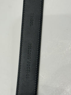 Versace Medusa-Buckle Brown Slim Calf Leather Belt 105 (42) IT 1012369 NWT $550