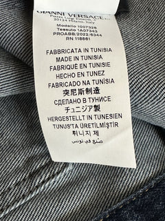 Versace Men’s Blouson Denim Blue Jacket 42 US (52 Euro) 1007328 NWT $1400