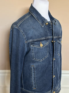 Versace Men’s Blouson Denim Blue Jacket 42 US (52 Euro) 1007328 NWT $1400