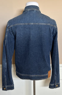 Versace Men’s Blouson Denim Blue Jacket 42 US (52 Euro) 1007328 NWT $1400