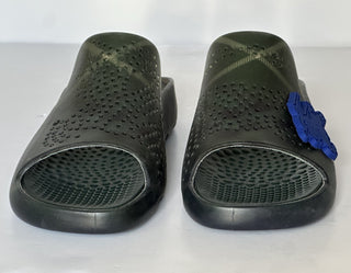 Burberry Mens Stingray Rubber Jungle IP Check Sandals 10 US 43 8088962 NIB $550